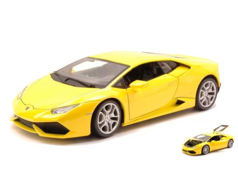 BBURAGO BU11038Y LAMBORGHINI HURACAN LP 610-4 2014 YELLOW 1:18 Modellino