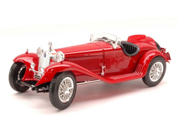 BBURAGO BU12063R ALFA ROMEO 8 C 2300 SPIDER 1932 RED 1:18 Modellino