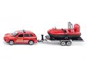 SIKU SK2549 CAR WITH TRAILER AND HOVERCRAFT 1:50 Modellino