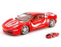 BBURAGO BU26009R FERRARI F430 FIORANO 2005 N.27 RED 1:24 Modellino