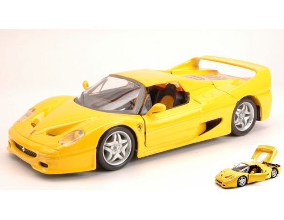 BBURAGO BU26010Y FERRARI F50 1995 YELLOW 1:24 Modellino