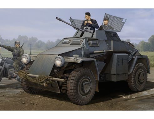 HOBBY BOSS HBB83816 GERMAN SD.KFZ.222 LEICHTER PANZERSPAHWAGEN 3rd SERIES KIT 1:35 Modellino
