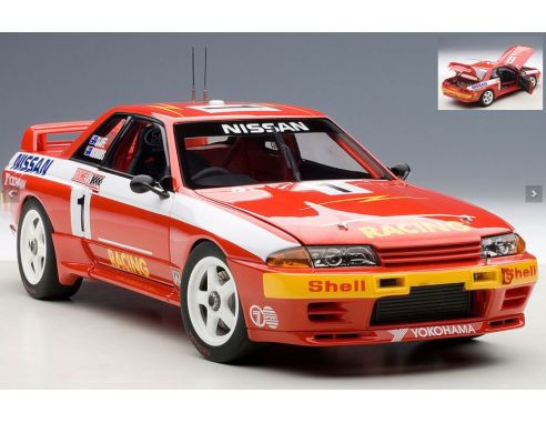 AUTOART AA89279 NISSAN SKYLINE GT-R N.1 WINNER BATHURST 1992 RICHARDS-SKAIFE 1:18 Modellino