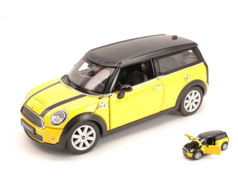 RASTAR RAT37400Y MINI COOPER CLUBMAN 2007 YELLOW 1:24 Modellino
