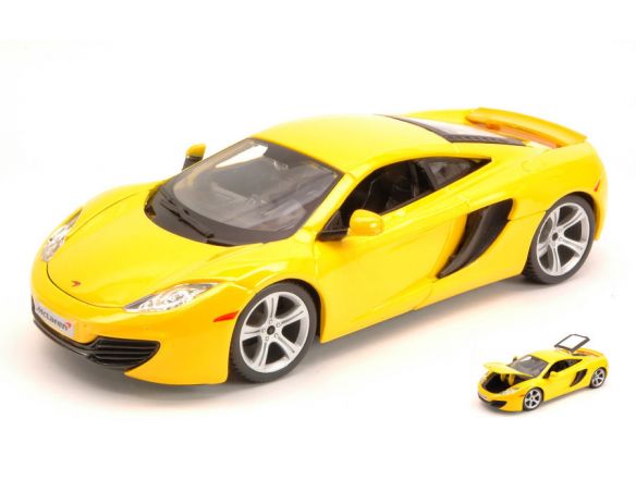 BBURAGO BU21074Y MC LAREN MP4-12C 2011 YELLOW 1:24 Modellino