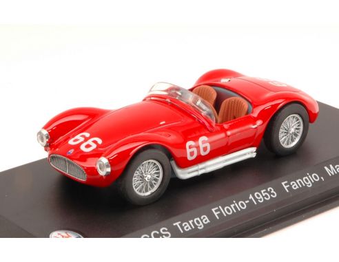 WHITEBOX WBS042 MASERATI A6GCS N.66 3rd TARGA FLORIO 1953 J.M.FANGIO-S.MANTOVANI 1:43 Modellino