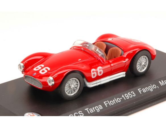 WHITEBOX WBS042 MASERATI A6GCS N.66 3rd TARGA FLORIO 1953 J.M.FANGIO-S.MANTOVANI 1:43 Modellino