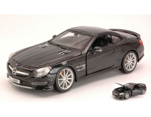 BBURAGO BU21066BK MERCEDES SL 65 AMG 2009 BLACK 1:24 Modellino