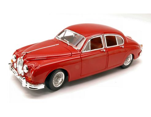 BBURAGO BU12009R JAGUAR MARK II 1959 RED 1:18 Modellino