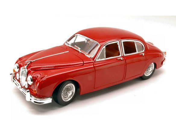 BBURAGO BU12009R JAGUAR MARK II 1959 RED 1:18 Modellino