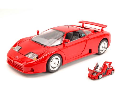 BBURAGO BU12023R BUGATTI EB 110 1990 RED 1:18 Modellino