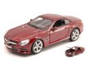 BBURAGO BU21067R MERCEDES SL 500 (R231) 2012 AMARANT METALLIC 1:24 Modellino