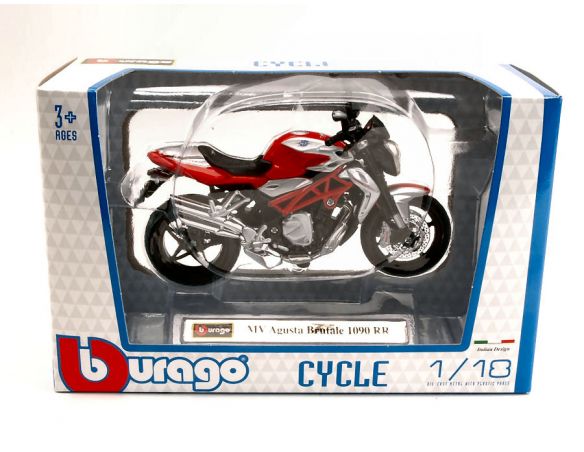 BBURAGO BU51058 MV AGUSTA BRUTALE 1090 RR 1:18 Modellino