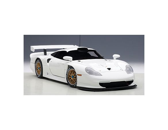AUTOART AA89771 PORSCHE 911 GT1 1997 SENZA DECORAZIONE BIANCO 1:18 Modellino