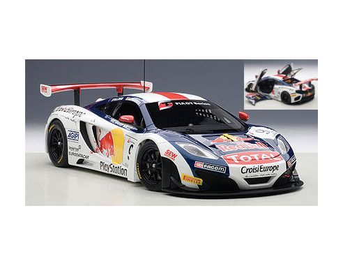 AUTOART AA81342 MC LAREN 12C GT3 N.9 FIA GT 2013 S.LOEB-A.PARENTE 1:18 Modellino