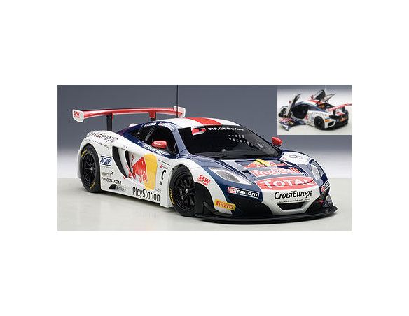 AUTOART AA81342 MC LAREN 12C GT3 N.9 FIA GT 2013 S.LOEB-A.PARENTE 1:18 Modellino