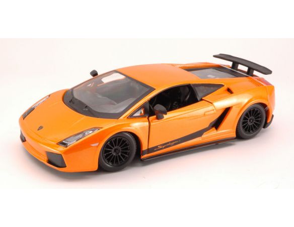 BBURAGO BU22108OR LAMBORGHINI GALLARDO SUPERLEGGERA 2007 ORANGE 1:24 Modellino
