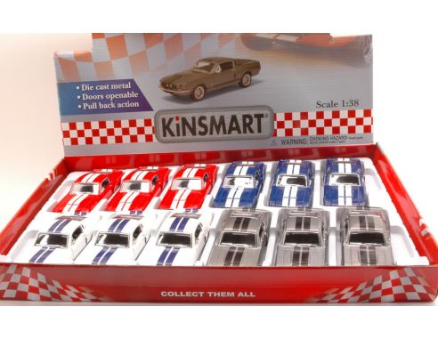 KINSMART KT5372D SHELBY GT500 1967 1:38 Modellino
