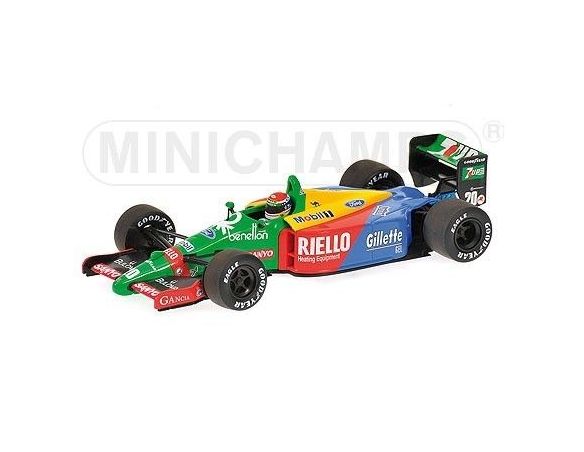 Minichamps PM400890020 BENETTON E.PIRRO 1989 1:43 Modellino