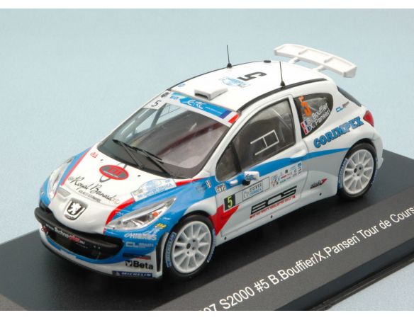 WHITEBOX WBR016 PEUGEOT 207 S2000 N.5 WINNER TOUR D.CORSE 2013 B.BOUFFIER-X.PANSERI 1:43 Modellino