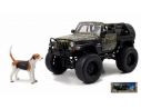 JADA TOYS JADA97143 REALTREE JEEP WRANGLER 2007 W/DOG CAMOUFLAGE DESIGN 1:24 Modellino