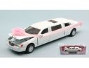 KINSMART KT7001WW LINCOLN TOWN CAR STRETCH LIMOUSINE 1999 JUST MARRIED 1:38 Modellino