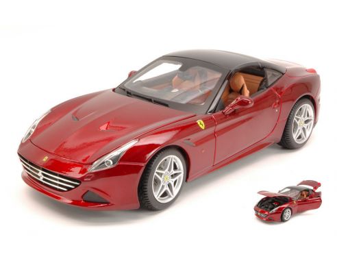 BBURAGO BU16902R FERRARI CALIFORNIA T CLOSED 2014 AMARANT METALLIC SIGNATURE 1:18 Modellino