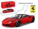 BBURAGO BU16905R FERRARI 488 GTB RED SIGNATURE 1:18 Modellino