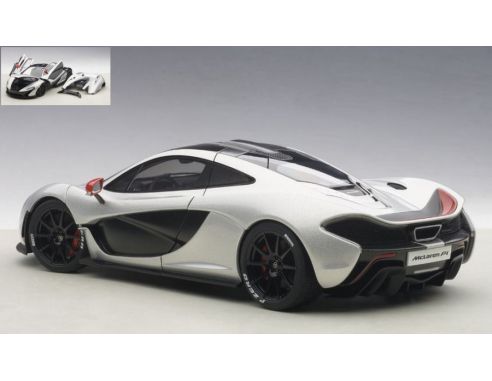 AUTOART AA76023 MC LAREN P1 2013-2015 ARGENTO 1:18 Modellino