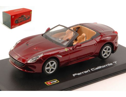 BBURAGO BU36903AM FERRARI CALIFORNIA T OPEN 2014 AMARANT METALLIC SIGNATURE 1:43 Modellino