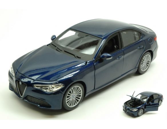 BBURAGO BU21080BL ALFA ROMEO GIULIA 2016 BLUE 1:24 Modellino