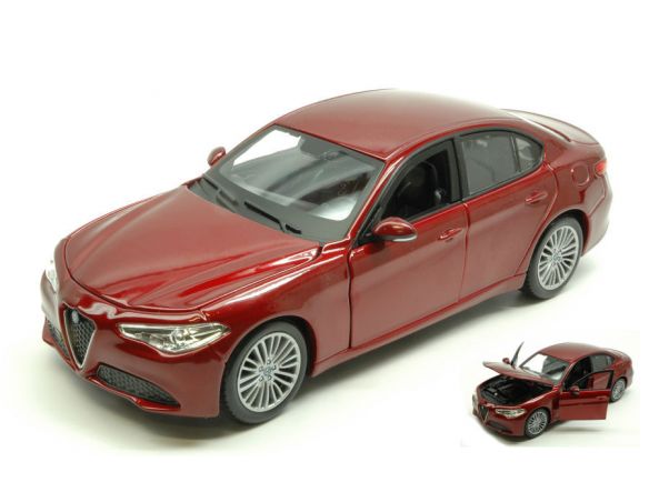 BBURAGO BU21080R ALFA ROMEO GIULIA 2016 RED 1:24 Modellino