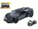 JADA TOYS JADA98074 LYKAN HYPERSPORT 2013 GLOSS BLACK 1:24 Modellino