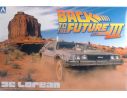 AOSHIMA ABK111874 DE LOREAN BACK TO THE FUTURE III KIT 1:24 Modellino