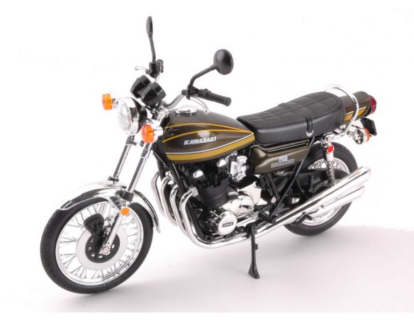 AOSHIMA ABKSKY104637 KAWASAKI 750rs Z2 YELLOW 1:12 Modellino