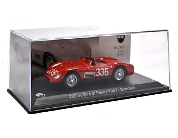 EDITORIA ABMAS064 MASERATI 200SI N.335 GIRO DI SICILIA 1957 SCARLATTI 1:43 Modellino
