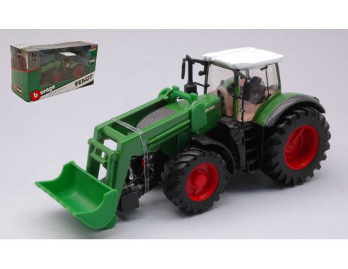 BBURAGO BU31631 FENDT 1050 VARIO TRACTOR + FRONT LOADER cm 15 Modellino