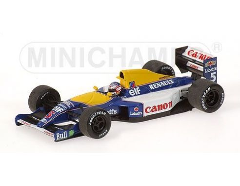 Minichamps PM400910005 WILLIAMS N.MANSELL 1991 1:43 Modellino