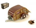 CARARAMA CA251PND-C-III CARAVAN WOODY BROWN/AMARANT 1:43 Modellino