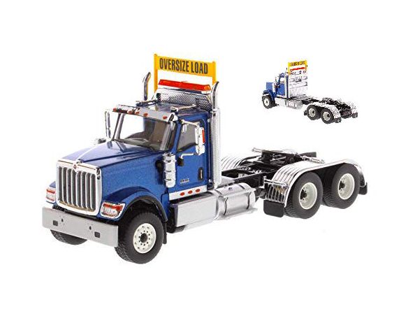 DIECAST MASTER DM71004 HX520 TANDEM TRACTOR BLUE 1:50 Modellino