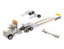 DIECAST MASTER DM71015 HX520 TANDEM TRACTOR WHITE XL TRAILER 1:50 Modellino