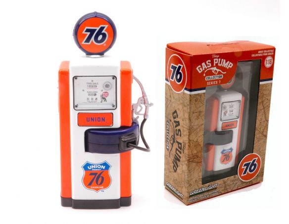 GREENLIGHT GREEN14070B POMPA BENZINA UNION 76 VINTAGE GAS PUMPS SERIES 7 1:18 Modellino