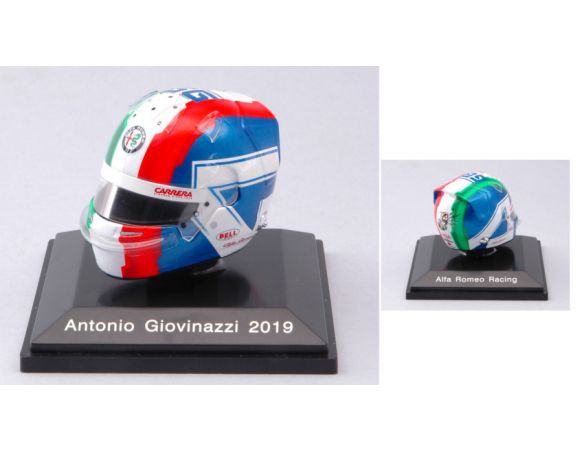 SPARK MODEL HSP046 CASCO ANTONIO GIOVINAZZI 2019 ALFA ROMEO F1 1:8 Modellino