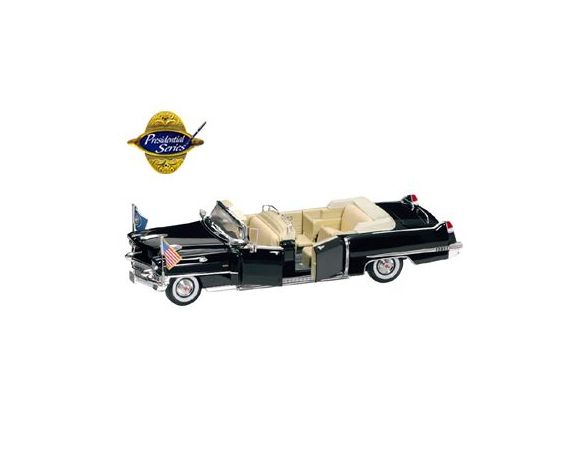 LUCKY DIE CAST LDC24038 CADILLAC LIMOUSINE D.EISENHOWER 1956 1:24 Modellino