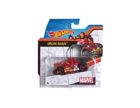HOT WHEELS HWDJN18I IRON MAN MARVEL BIKE cm 8 Modellino