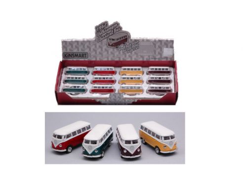 KINSMART KT2542D VW SAMBA BUS 1962 1:64 Modellino