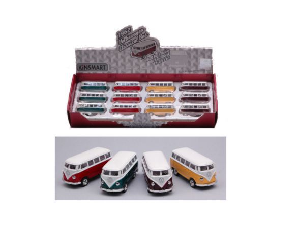 KINSMART KT2542D VW SAMBA BUS 1962 1:64 Modellino