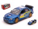 KINSMART KT5328W SUBARU IMPREZA WRC N.7 SOLBERG BLUE cm 12 BOX Modellino