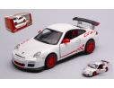 KINSMART KT5352RW PORSCHE 911 GT3 RS 2010 WHITE/RED cm 12 BOX Modellino