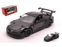 KINSMART KT5408WBK PORSCHE 911 RS GT2 RS (991) BLACK cm 12 BOX Modellino